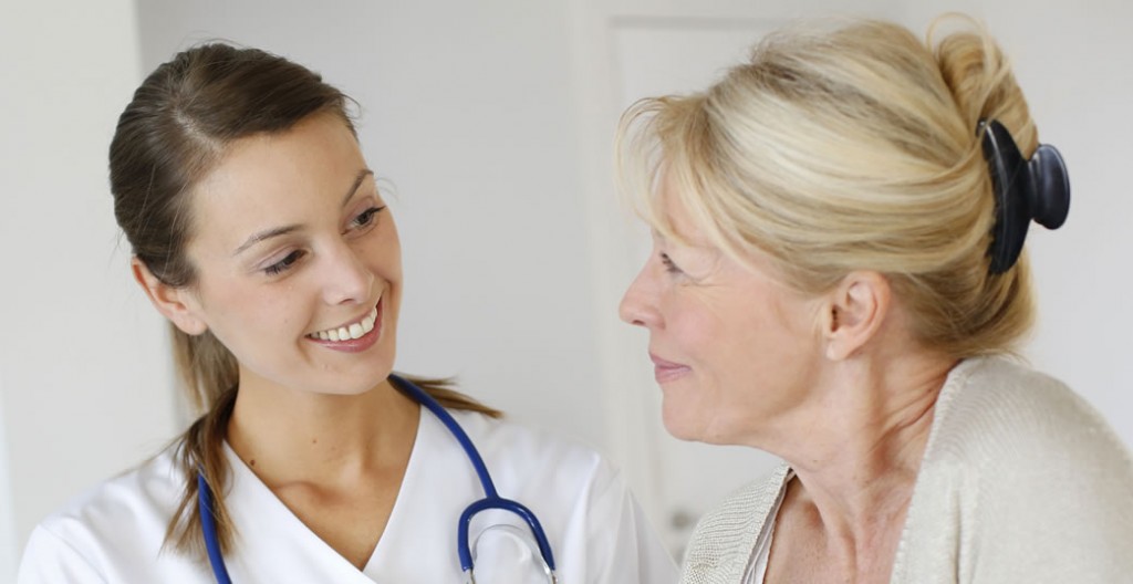 talking to patient and garr dental center